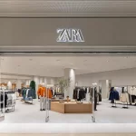 a fachada de uma loja da Zara