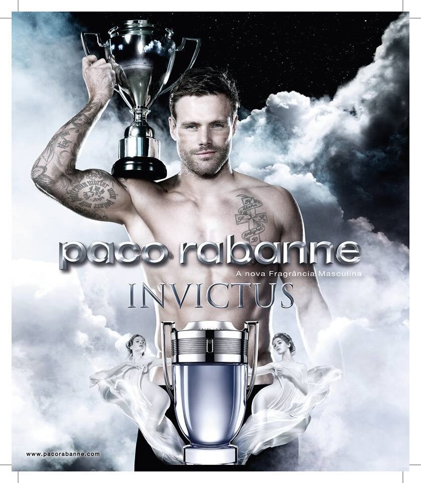 Cartaz do perfume Invictus