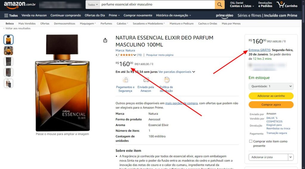 Oferta na Amazon