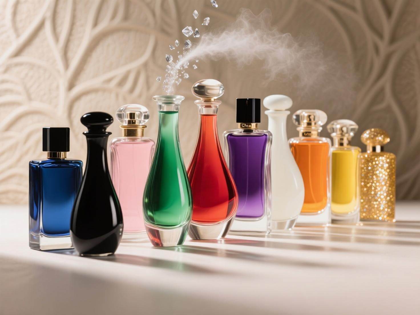A Psicologia das Cores nos Frascos de Perfume
