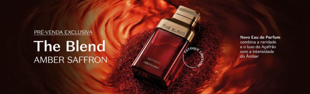The Blend Amber Saffron O Boticário